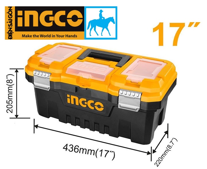 Hộp Thùng đựng đồ nghề 17inch Total TPBX0171