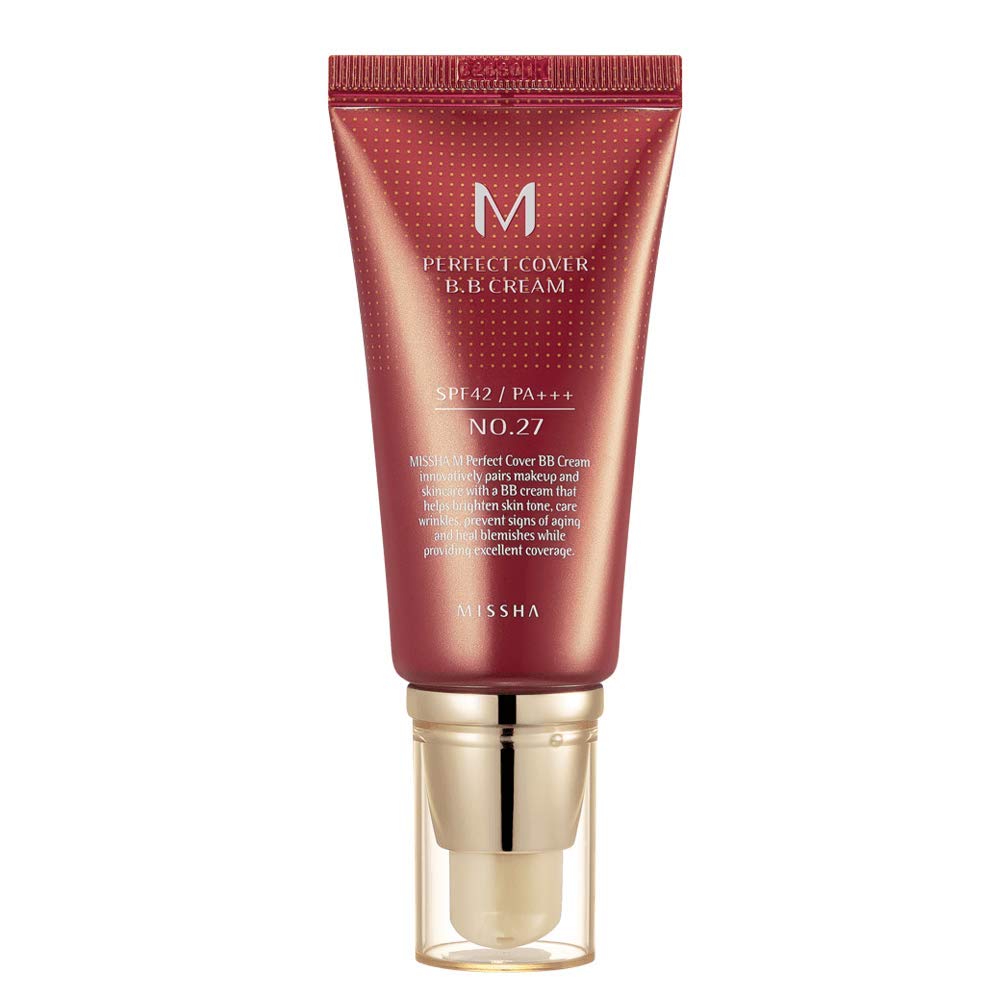 MISSHA%20M%20Perfect%20Cover%20BB%20Cream%20No.27%20Honey%20beige%20for%20medium/tan%20skin%20SPF%2042%20PA%20+++,%2050ml%20-%20Image%202