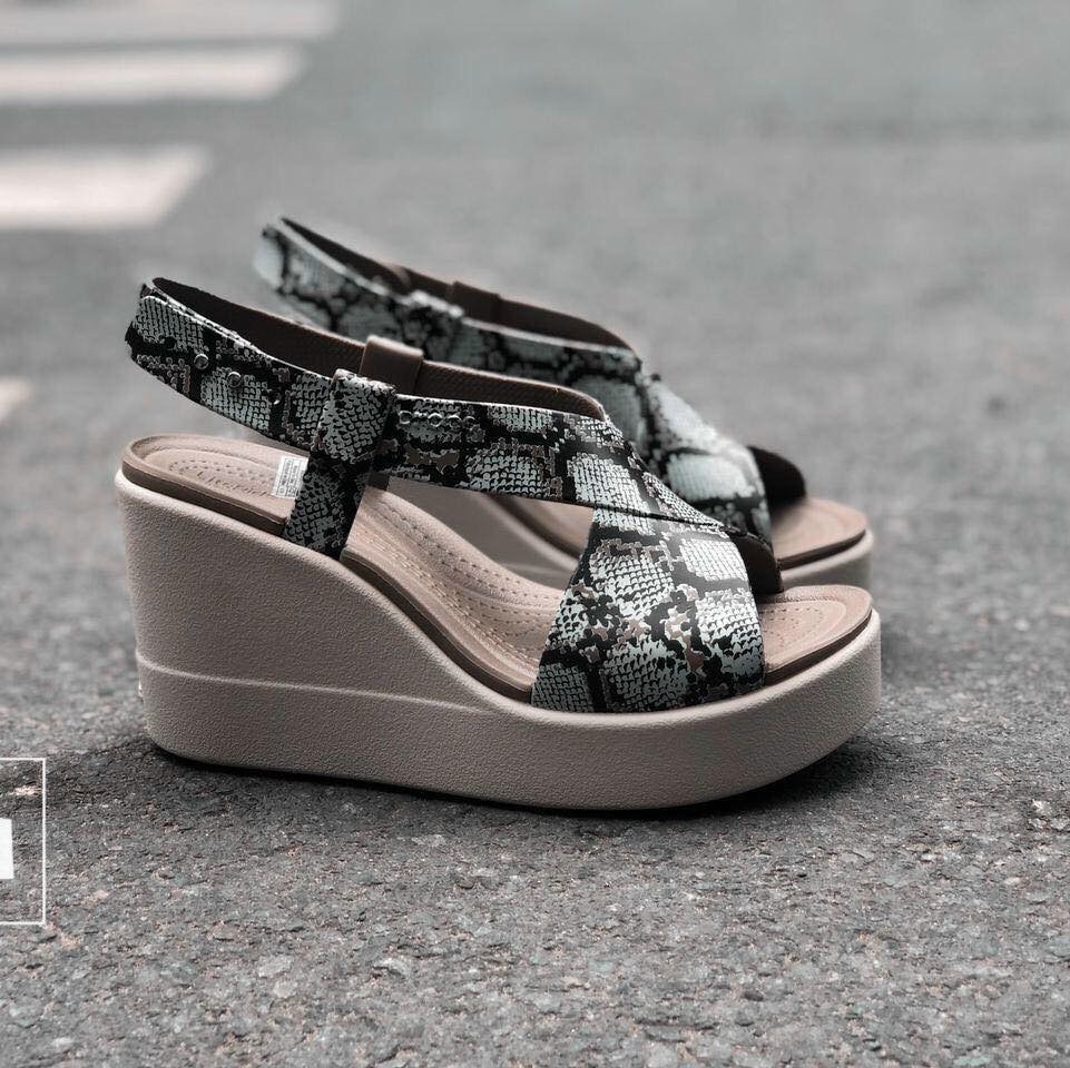 Slippers sandal Brooklyn Đế high cross straps for dispatching đẹp, ET23