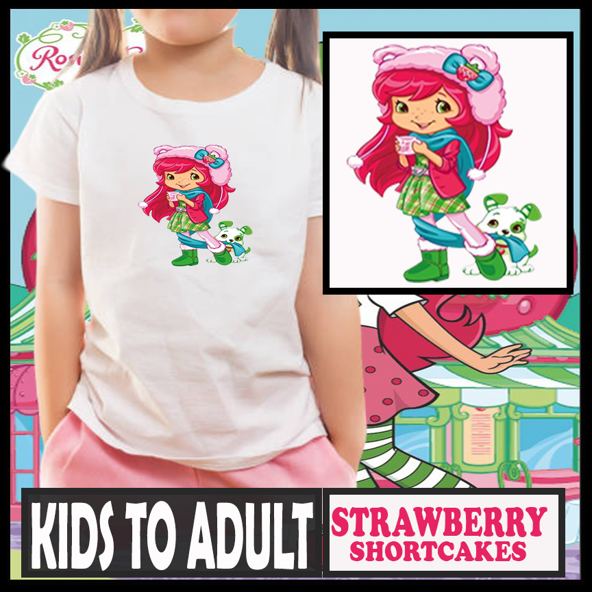 Strawberry Shortcakes Trendy Graphic Tees for Kids to Adult Lazada PH