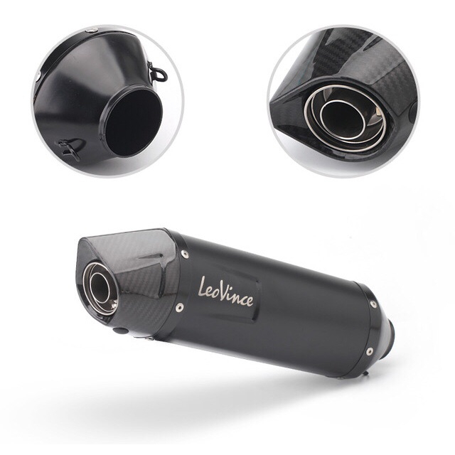 Pô độ LEOVINCE SBK - ONE Đầu Carbon Fitber