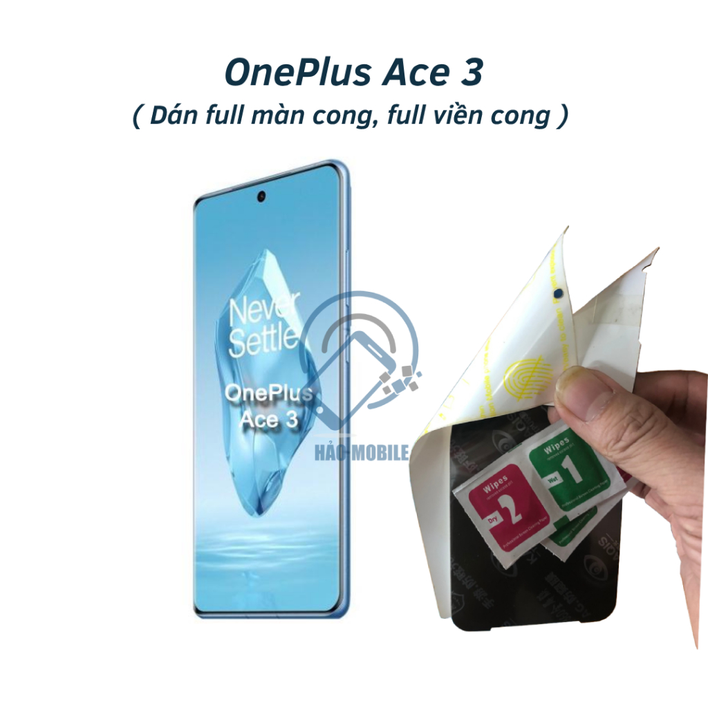 Dán PPF cho OnePlus Ace 3 ( trong suốt và chống nhìn trộm ) dán full màn