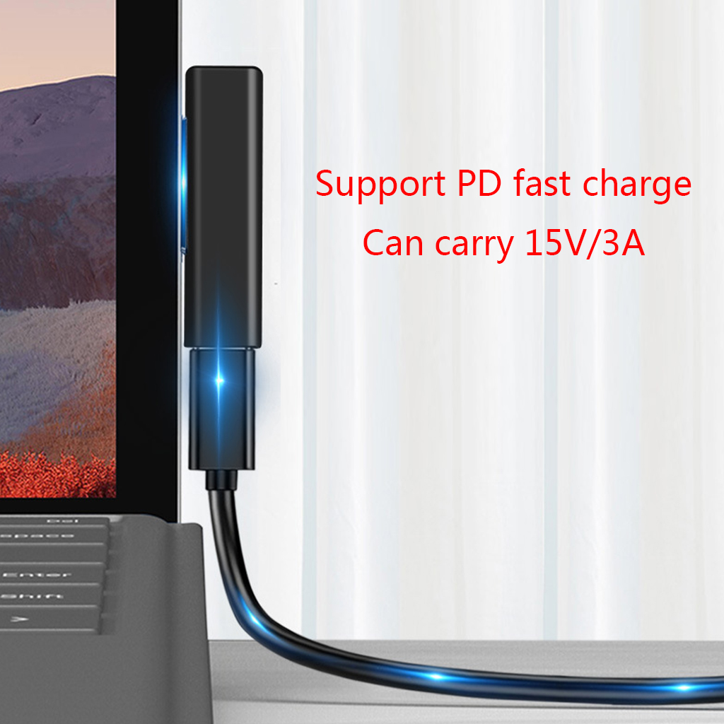 Loại-C Cổng kết nối cái cho Microsoft Surface Pro 3 4 5 6 đi USB C Adapter