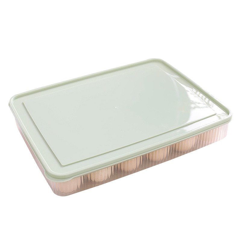 24 Grids Plastic Egg Storage Containers Box Refrigerator Organizer Drawer Egg Fresh-keeping Holder Tray Kitchen Outdoor Egg Case.