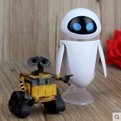 Wall-E Robot Wall E & EVE PVC Action Figure Collection Model Toys Dolls 6cm/10cm