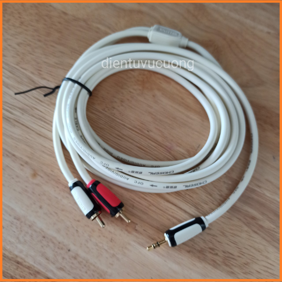 Dây 3.5mm Ra 2 Bông Sen CHOSEAL ( 10M )