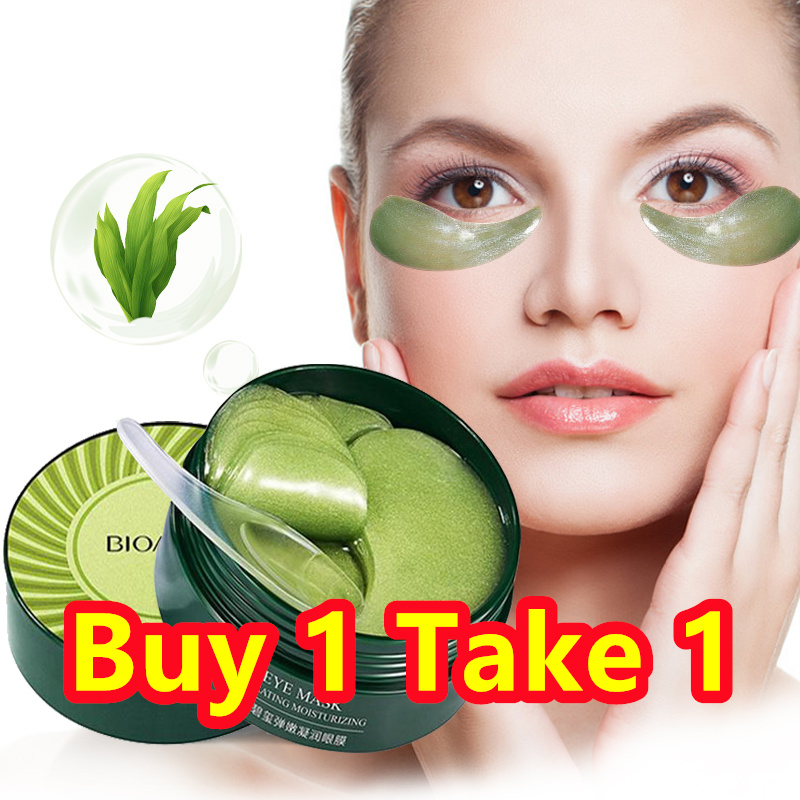 Buy 1 Take 1 60PCS/Box Rose Hydra Gel Eye Mask Lady Collagen Eye