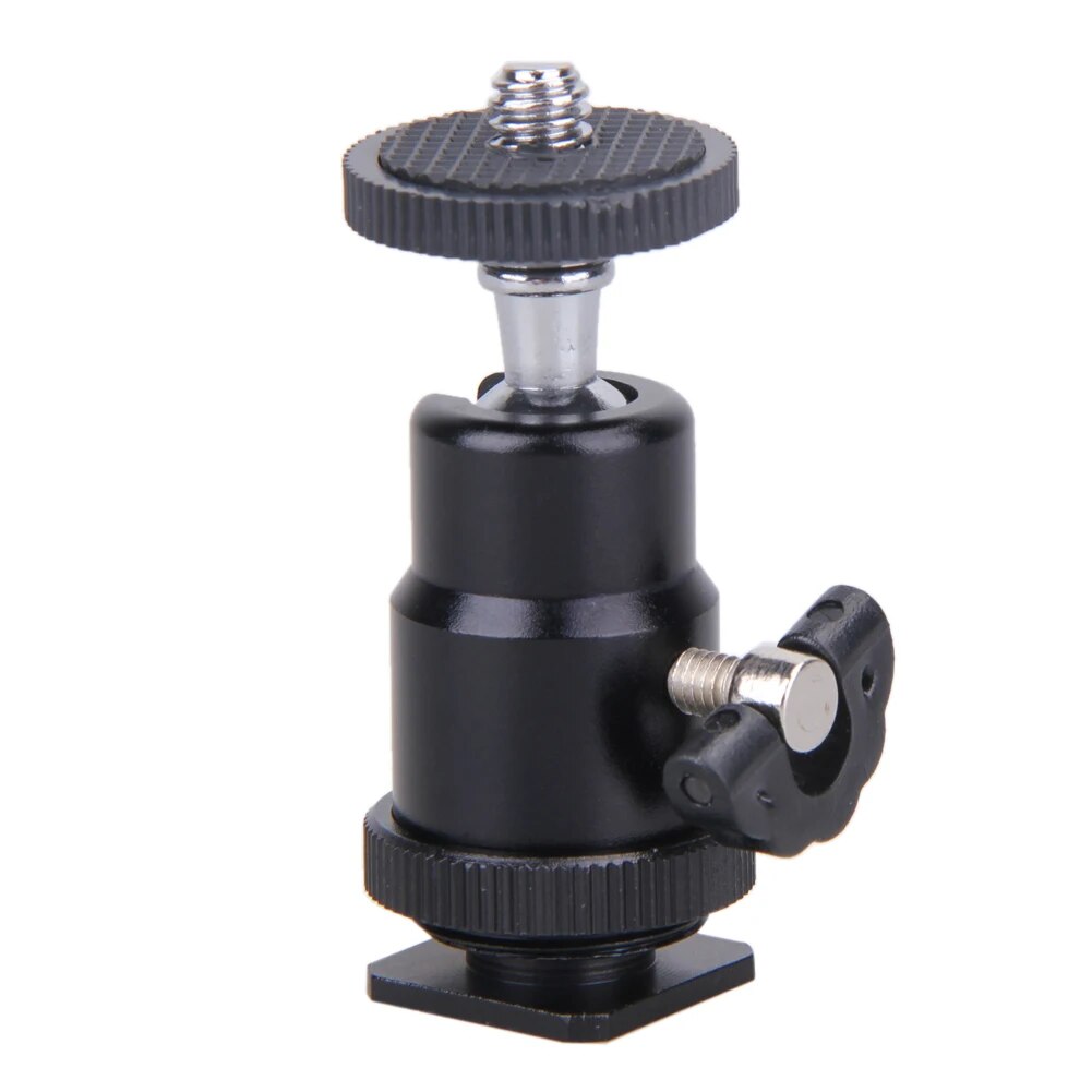 【Worth-Buy】 1-10pcs Suitable For Camera Tripod Flash Bracket Installation 1/4 Hot Shoe Adapter Bracket With Lock