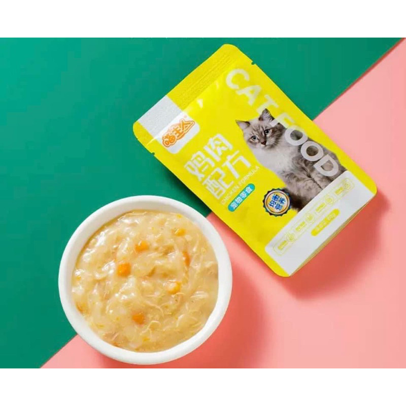 Pate cho mèo MeowVan, Pate sữa dê hầm thịt cho mèo
