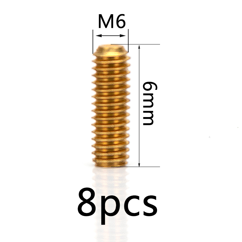 M3 M4 M5 M6 M8 M10 Copper Grub Screws Cup Point Hex Socket Set Screw Brass