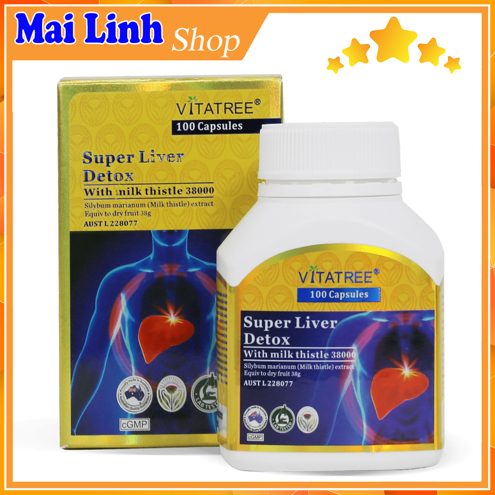 Viên Uống Tăng cường và cải thiện chức năng của gan Vitatree Super Liver