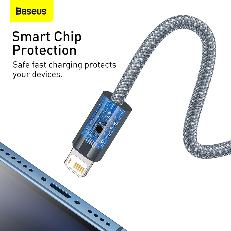 [ĐẦU USB => IPHONE] - Cáp sạc nhanh, siêu bền Baseus Dynamic Series Lightning dùng cho iPhone/ iPad