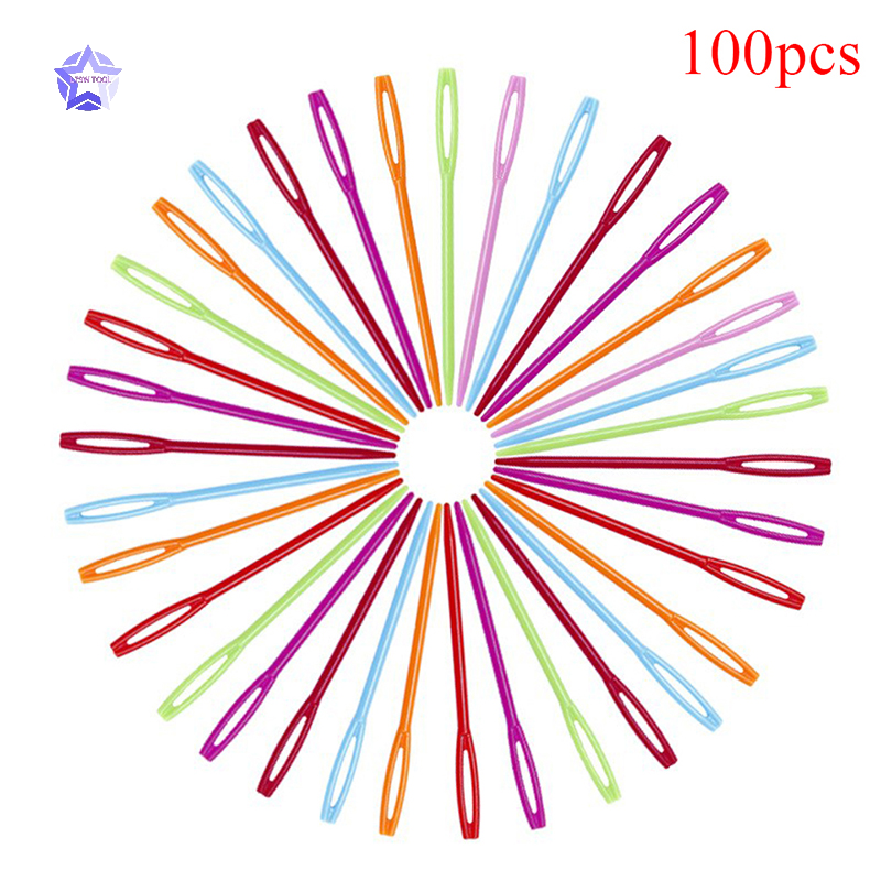 🔥🔥🔥L79W 100 cái 7cm nhựa kim đan móc móc tấm thảm len sợi kim tự làm