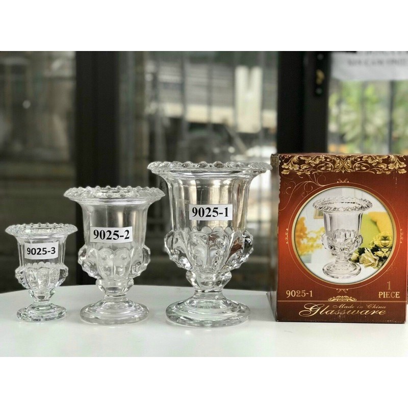 Lọ hoa thuỷ tinh , lọ hoa phật thủ