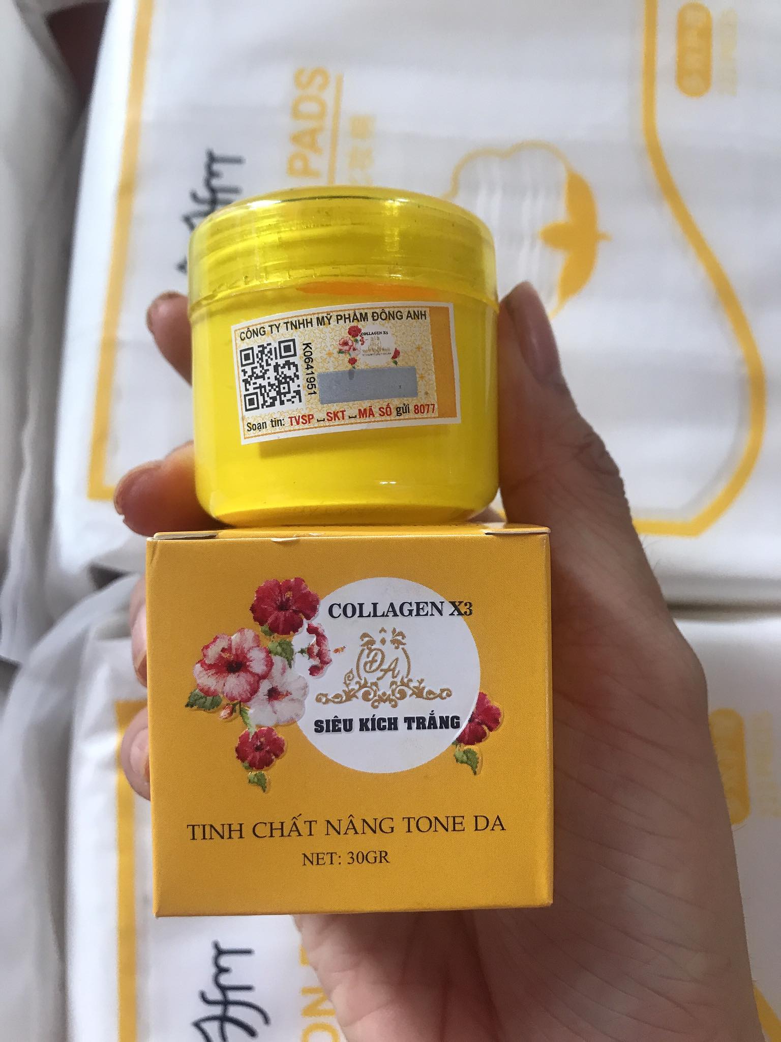 Kích trắng collagen x3 (tinh chất nâng tone da)