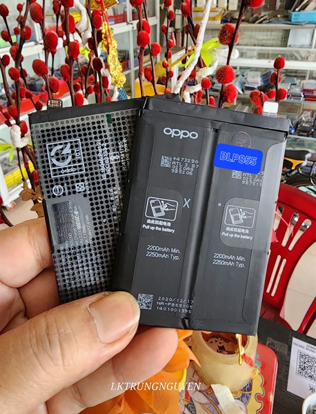 Pin oppo reno 6 pro/find x3 neo/k9 pro/blp855 zin hãng