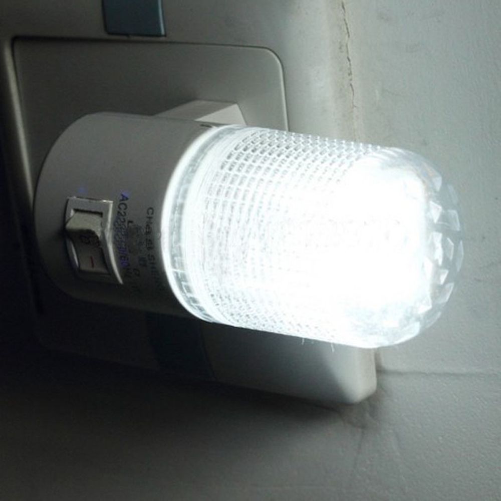 LSMSMAVDS Bedroom Wall Convenient Bed-lighting US Plug Socket Lamp LED Light Small Night Light Switch Lamp Lamp Switch Toggle Light