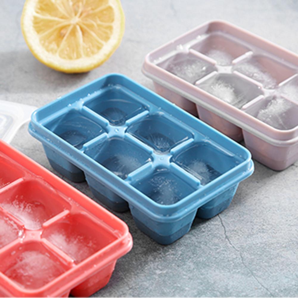 Silicone Ice Cube Maker Trays with Lids Small Square Mold Ice Maker Kitchen Tools Accessories Ice Mold