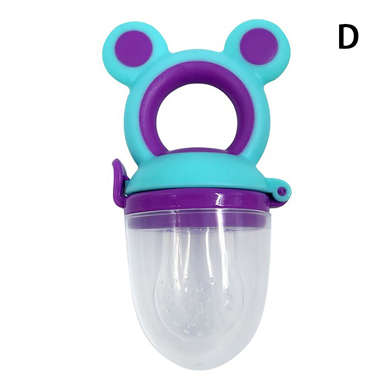 Zozo ✨Ready Stock✨ Baby Food Feeding Spoon Juice Extractor Fruit Feeder Pacifier Baby Feeding Bottle Silicone Gum Fruit Vegetable Bite Eat Feeder