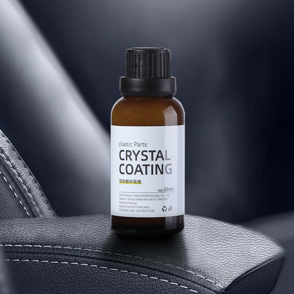 3Pcs Car Plastic Coating Agent 30ml Plastic Parts Crystal Coating