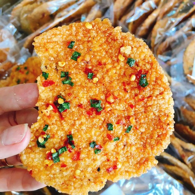 Siêu Ăn Vặt - Cơm Cháy Mắm Hành Thơm Ngon Giòn Giụm.