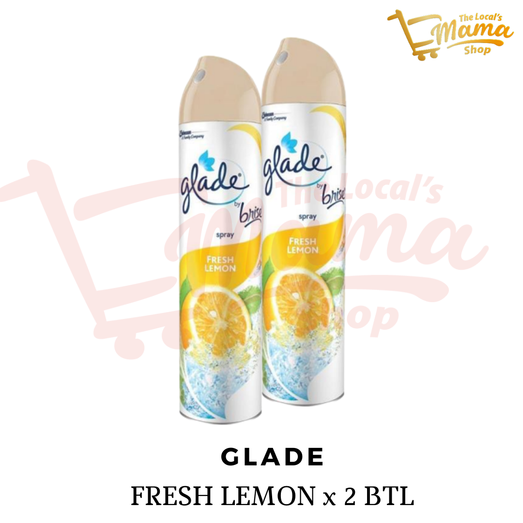 [x2 Bottle] Glade Air Freshner Spray Wild Lavender / Fresh Lemon