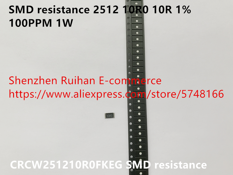 【Unique features】Original new 100% CRCW251210R0FKEG SMD resistance 2512 ...