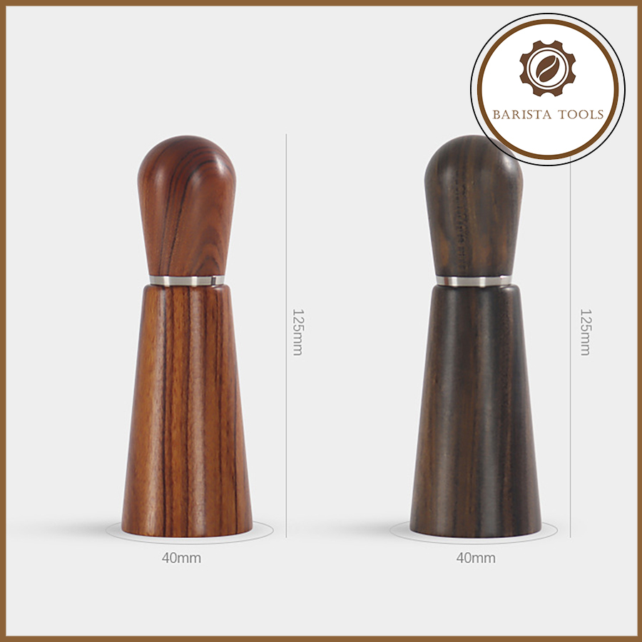 Dụng cụ đánh tơi bột cà phê 4 kim  ( thân và giá gỗ)  Dụng cụ Barista