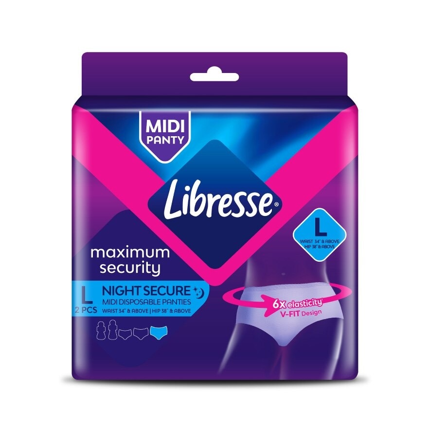 Kotex Libresse Laurier Panties Overnight Safety Pants Secure 2s 5s