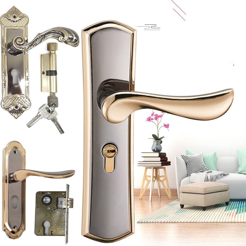 Hardware European Style Bedroom Interior Door Lock Easy Install ...
