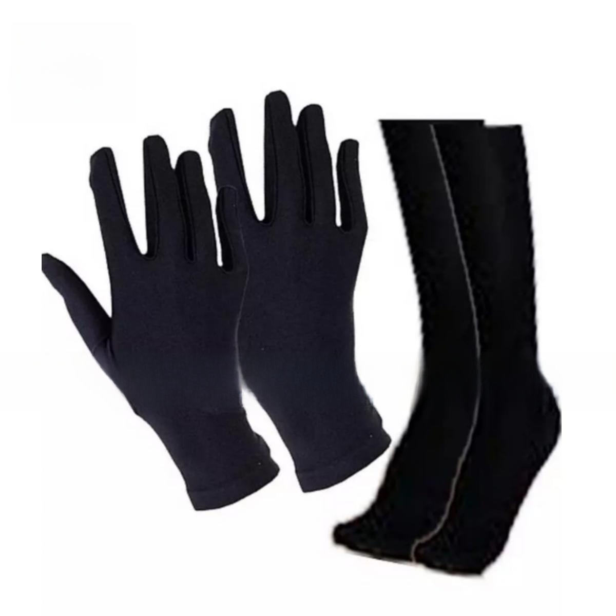 Muslim Women Sunlight protection Cotton hand Gloves and foot Socks