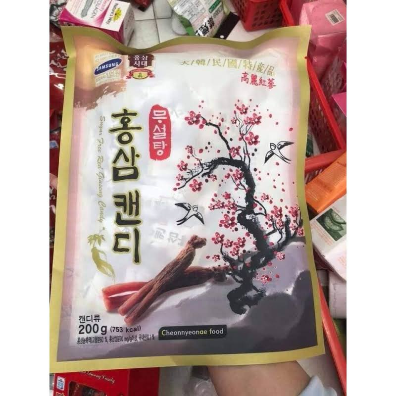 KẸO SÂM KHÔNG ĐƯỜNG HÀN QUỐC 500G