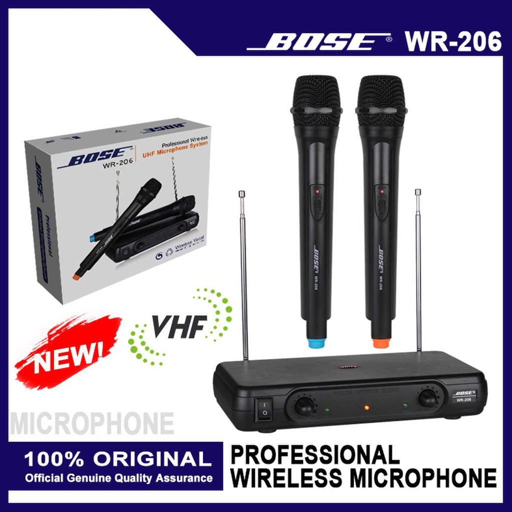 Bose WR206 Professional Wireless Microphone with FREE Foam Lazada PH