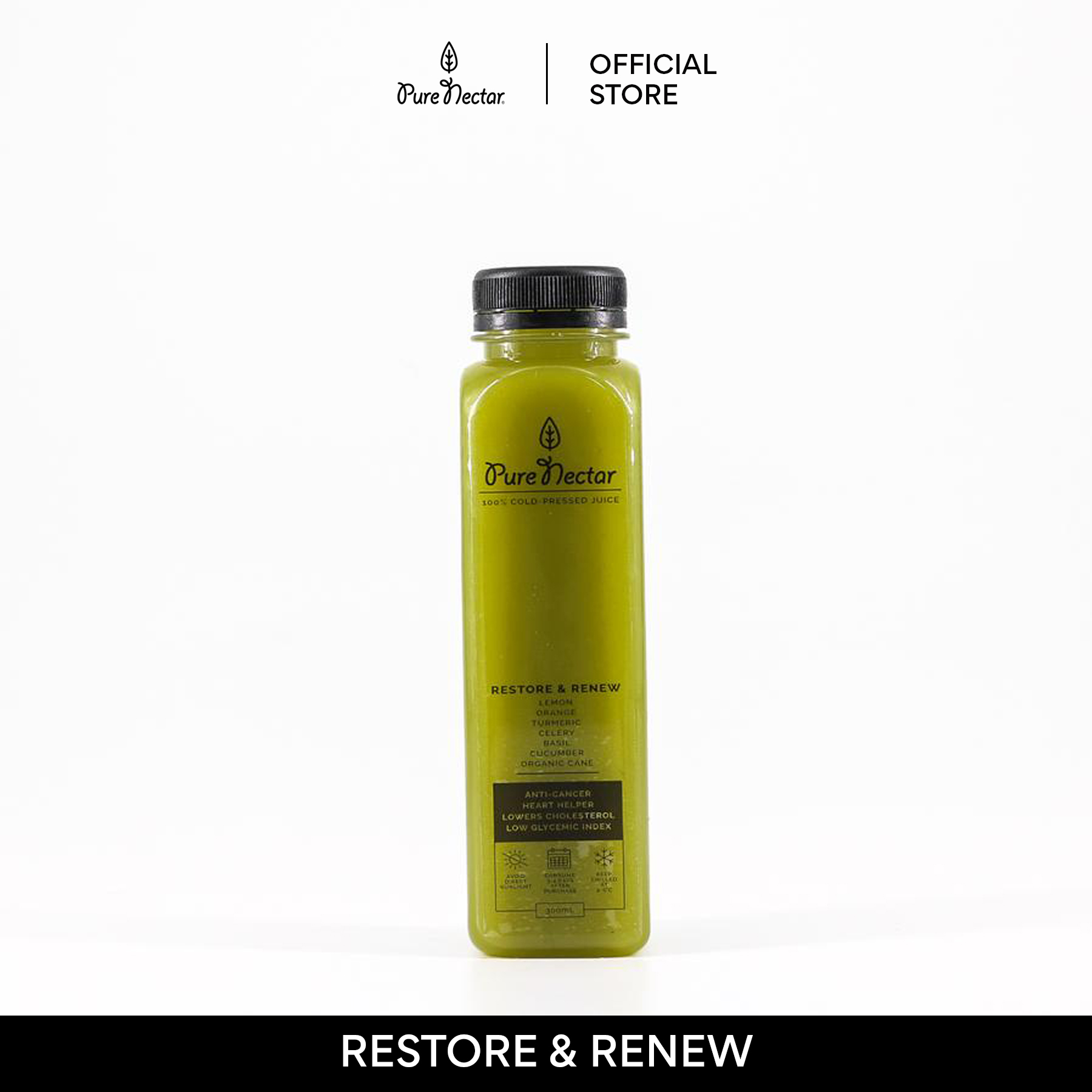 Restore & Renew Premium ColdPressed Juice 300mL Fresh, Unpasteurized