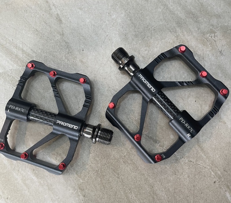 Bàn đạp Promend R87C - CNC, lõi carbon siêu nhẹ, 4 vòng bạc đạn bon trớn chống nước chống cát- full box