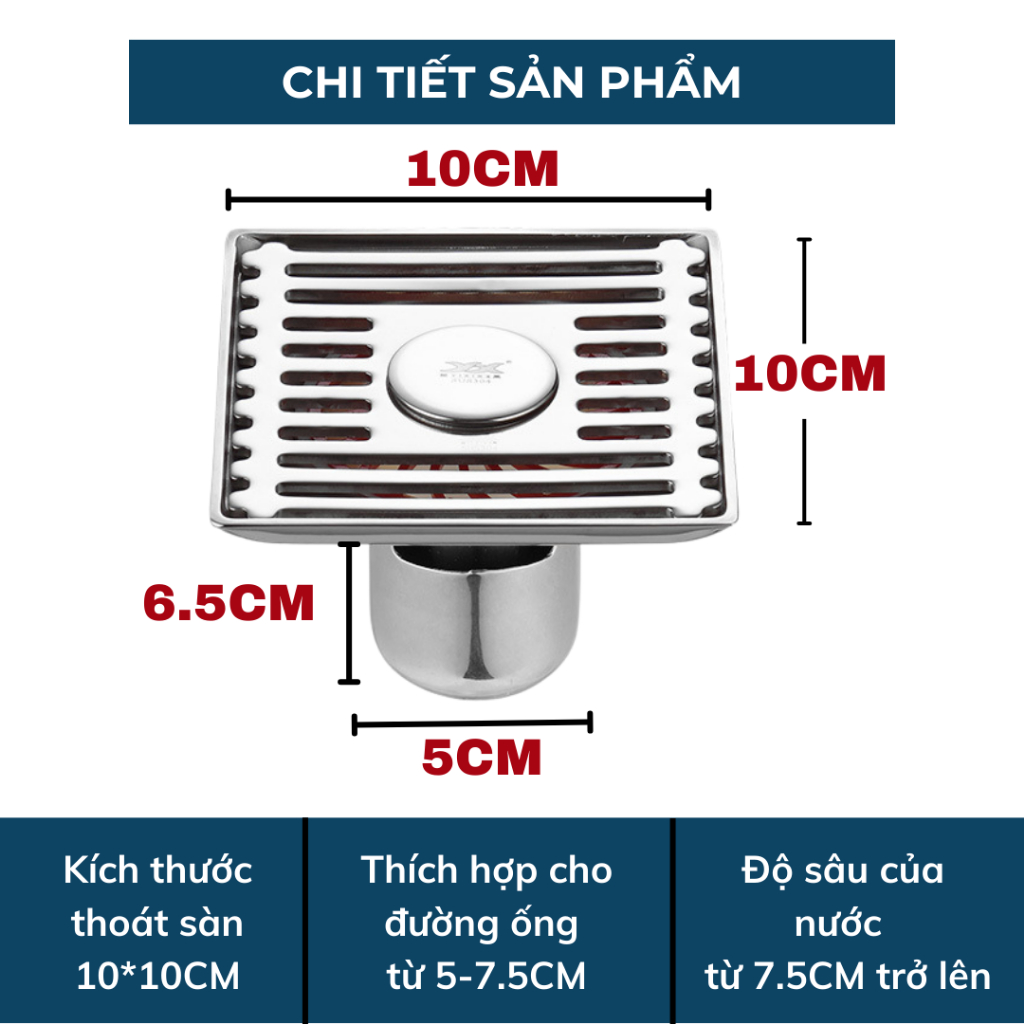 Bộ Chặn Cống Thoát Sàn BC011 BEBEHOUSE