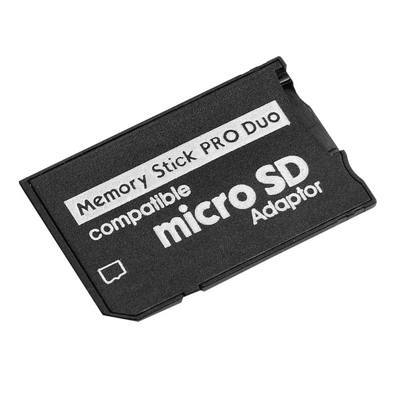 Memory Stick Pro Duo Adapter, Micro-SD/Micro-SDHC TF Card to Memory Stick MS Pro Duo Card for Sony PSP Card Adapter