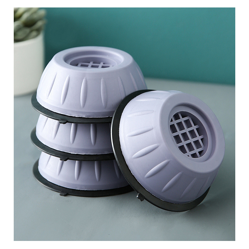 Combo of 4 High-Quality Anti-Vibration and Anti-Slip Foot Pads for Washing Machines, Tables, Chairs, Refrigerators