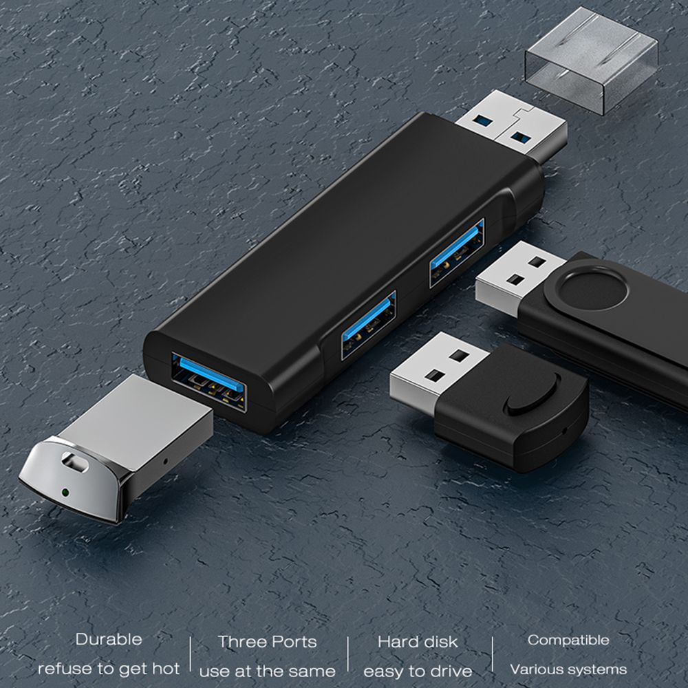 IRCTBV High Speed Adapter Splitter Data Transfer USB Expander USB 3.0 Hub OTG