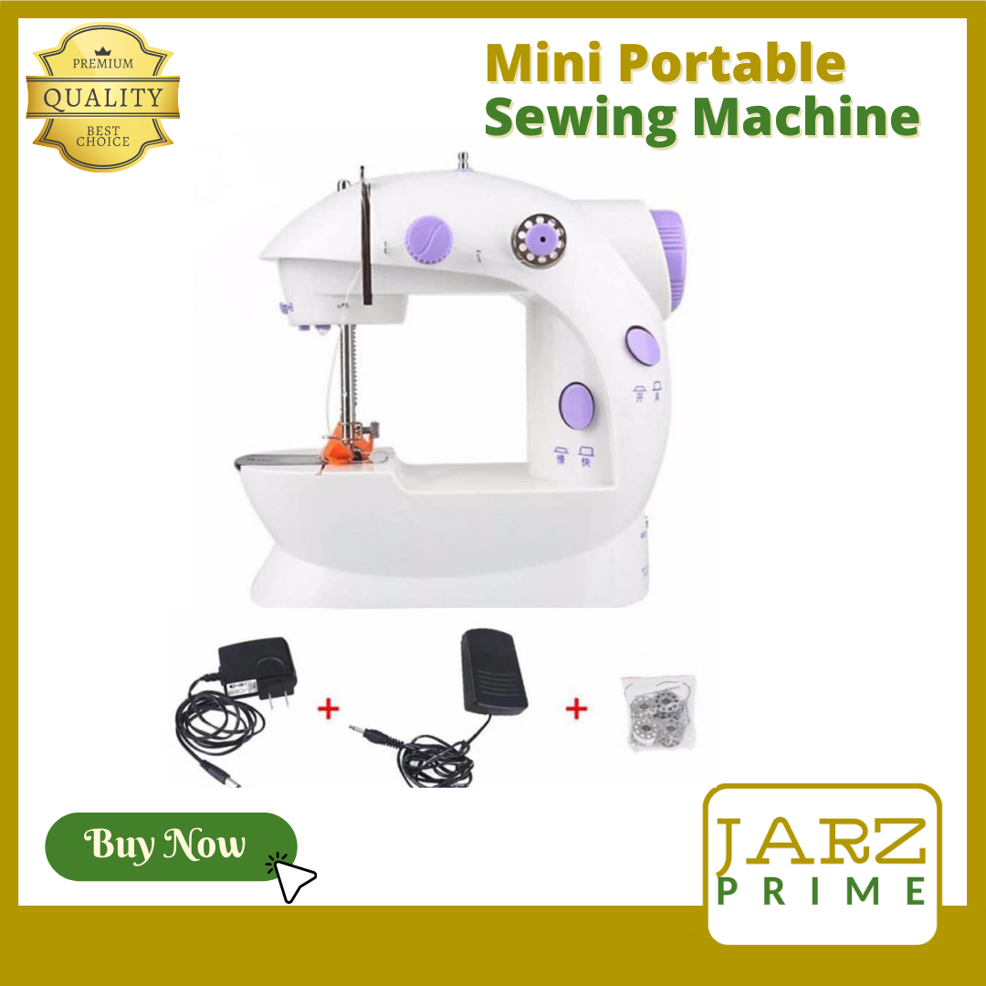 [JARZ Prime] Mini Portable Handheld Sewing Machine. Double Thread Mini