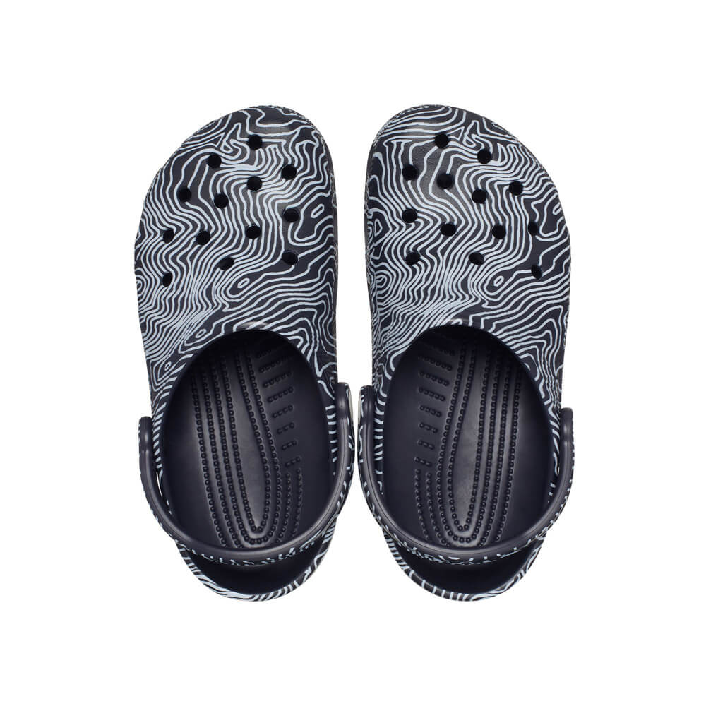 Giày Clog Unisex Crocs Topographic Classic