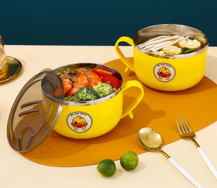 Bát ăn cháo - mì - phở - BÁT GIỮ NHIỆT VỊT VÀNG