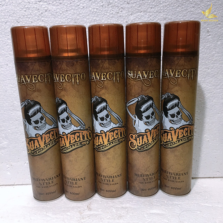 Gôm Xịt Giữ Nếp Tóc SUAVECITO Siêu Cứng 320ml [Chính hãng] Camy shop68