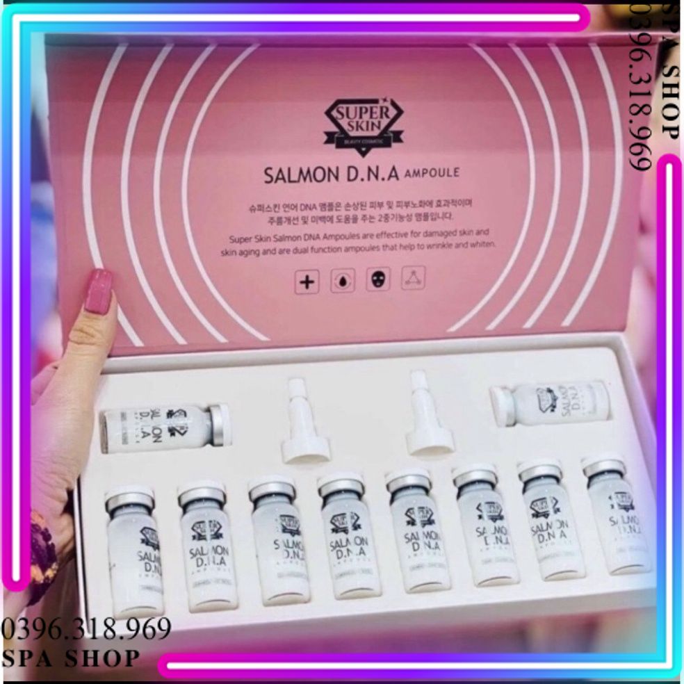 SALMON DNA CÁ HỒI serum dưỡng da ( Hộp 10 Lọ )-spashophn