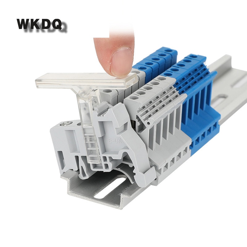 +】【 10pc klm-a marker strip holder match with e/uk e/uk-2 wire connector din rail terminal block accessories marker carrier