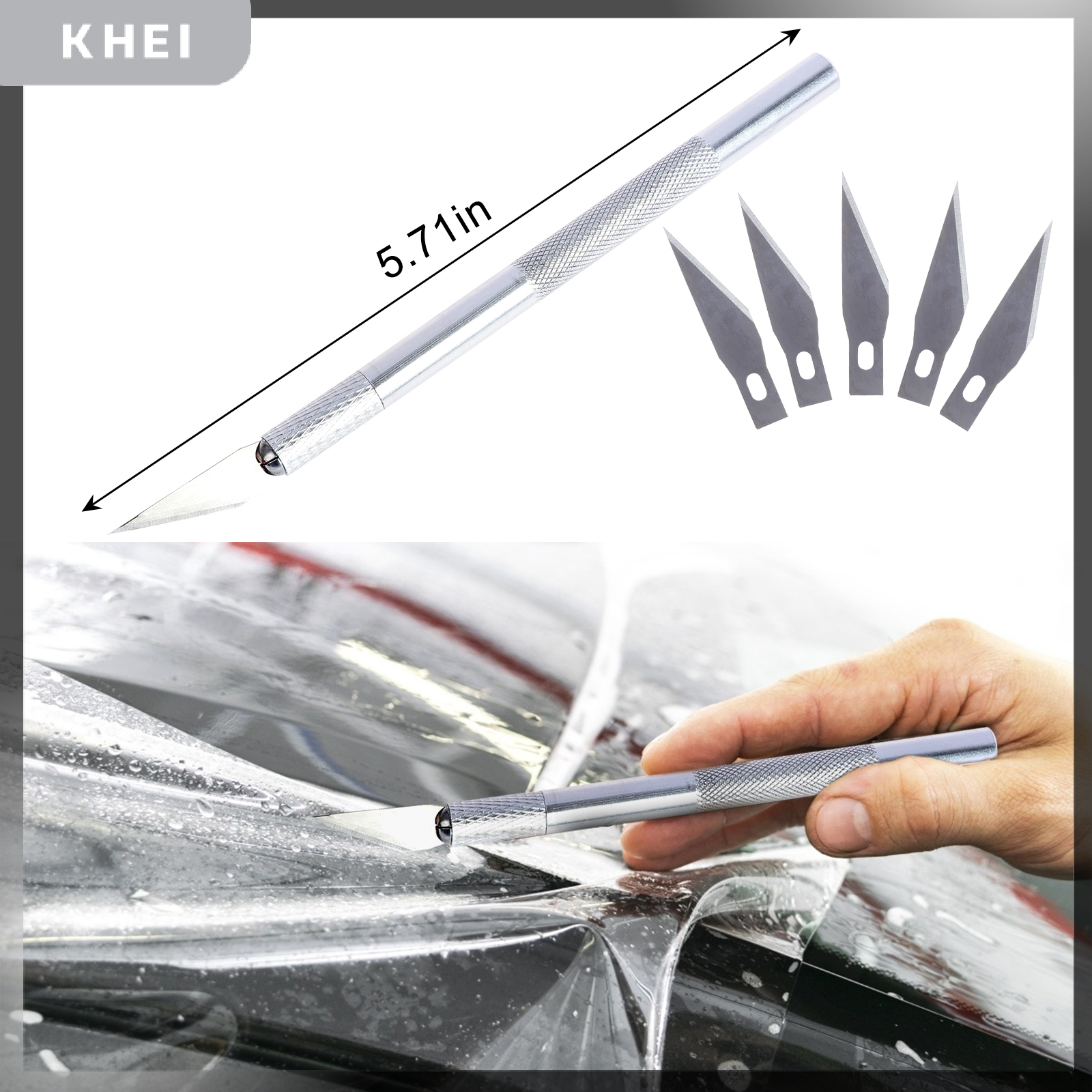 KHEI 12PCS xe vinyl bọc công cụ Kit