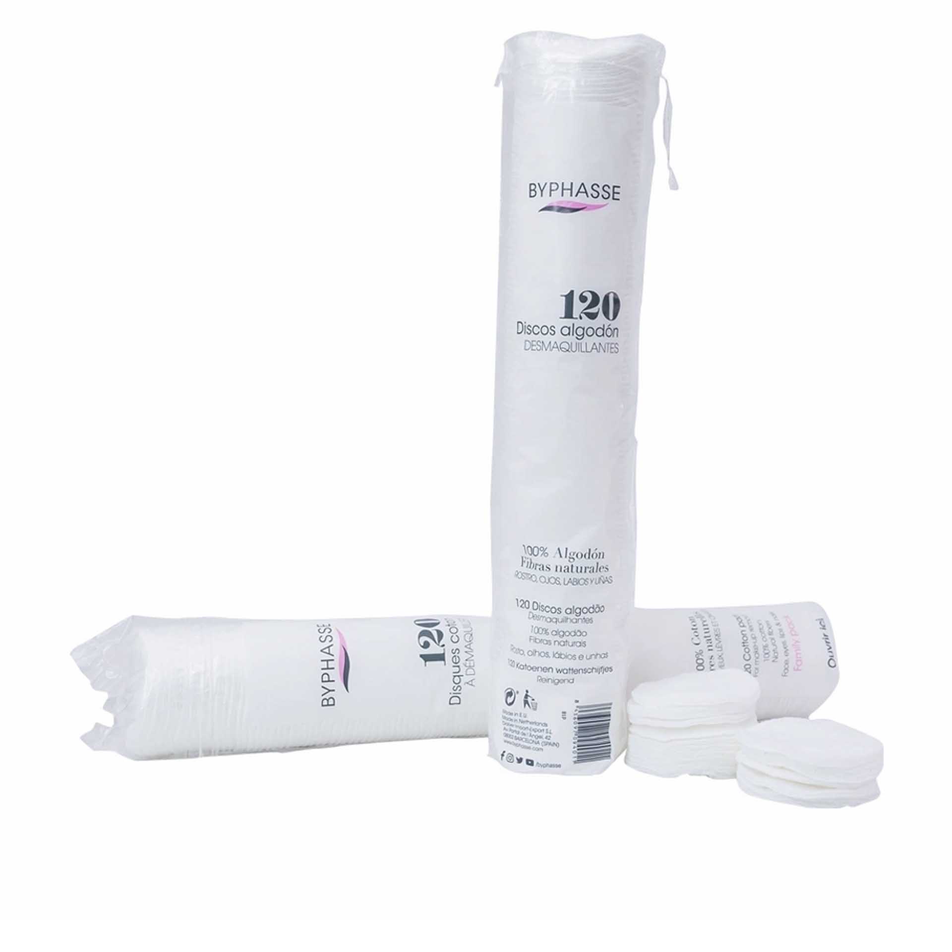 Bông tẩy trang Byphasse Cotton Pads - 120 miếng