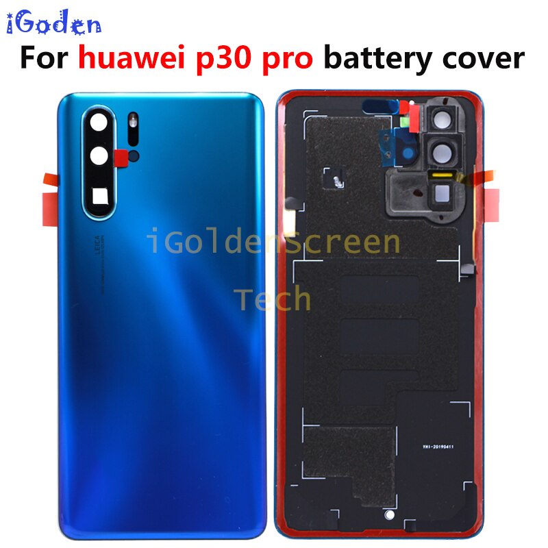 Back Housing For Suitable For Huawei P30 Pro Back Cover Glass Battery With Camera Replacement For Suitable For Huawei P30 Pro Back Battery Cover