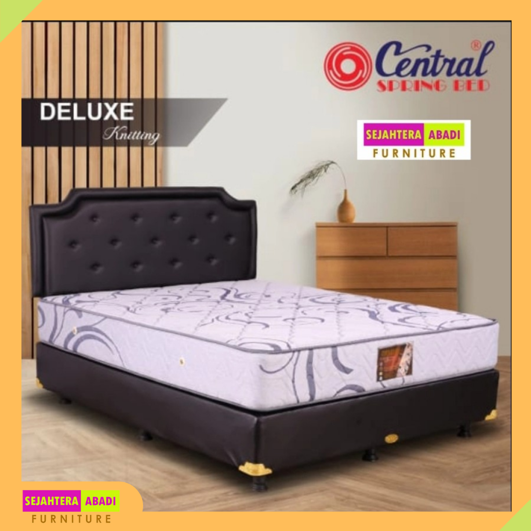 Spring bed / kasur deluxe central springbed murah [ matras & set