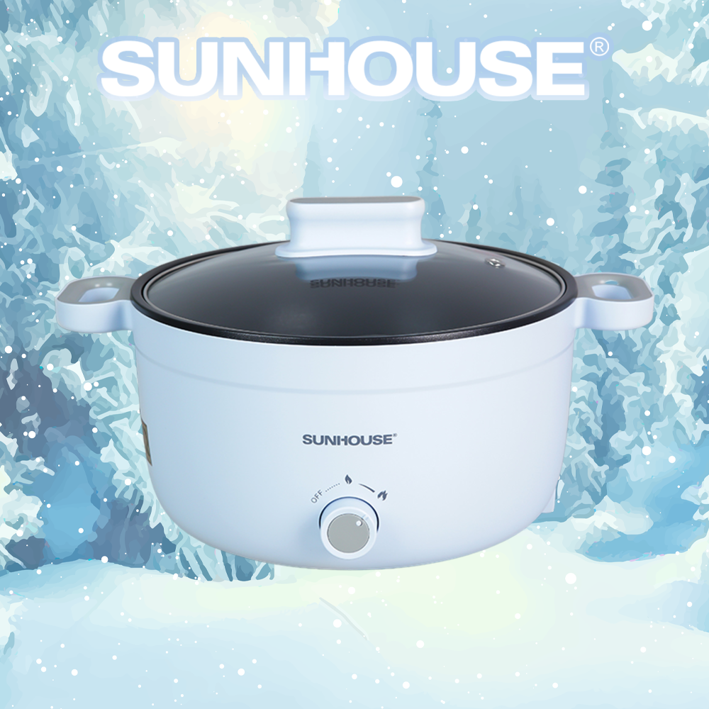 Lẩu điện 3.5l sunhouse shd4528 - bảo hành chính hãng 12 tháng